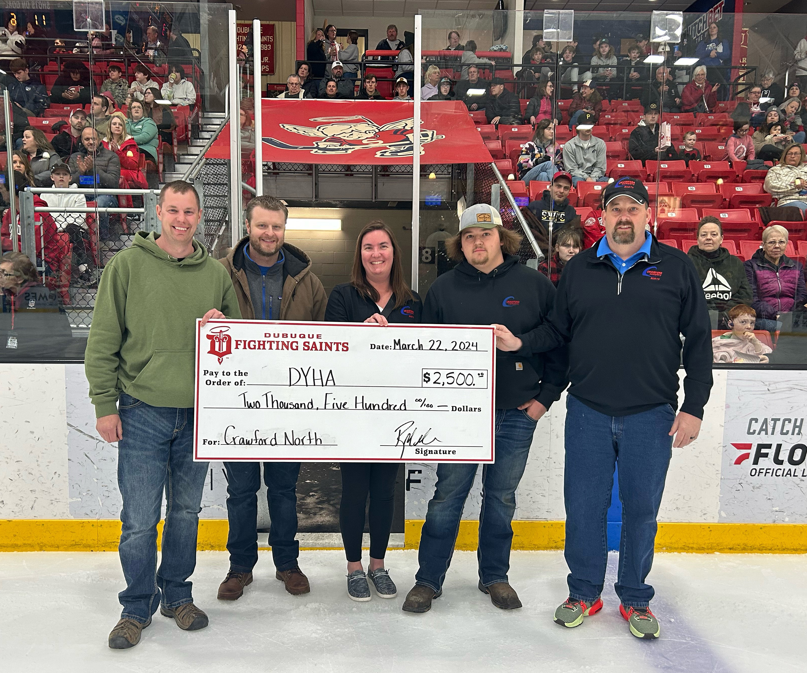 Crawford north and dubuque youth hockey association